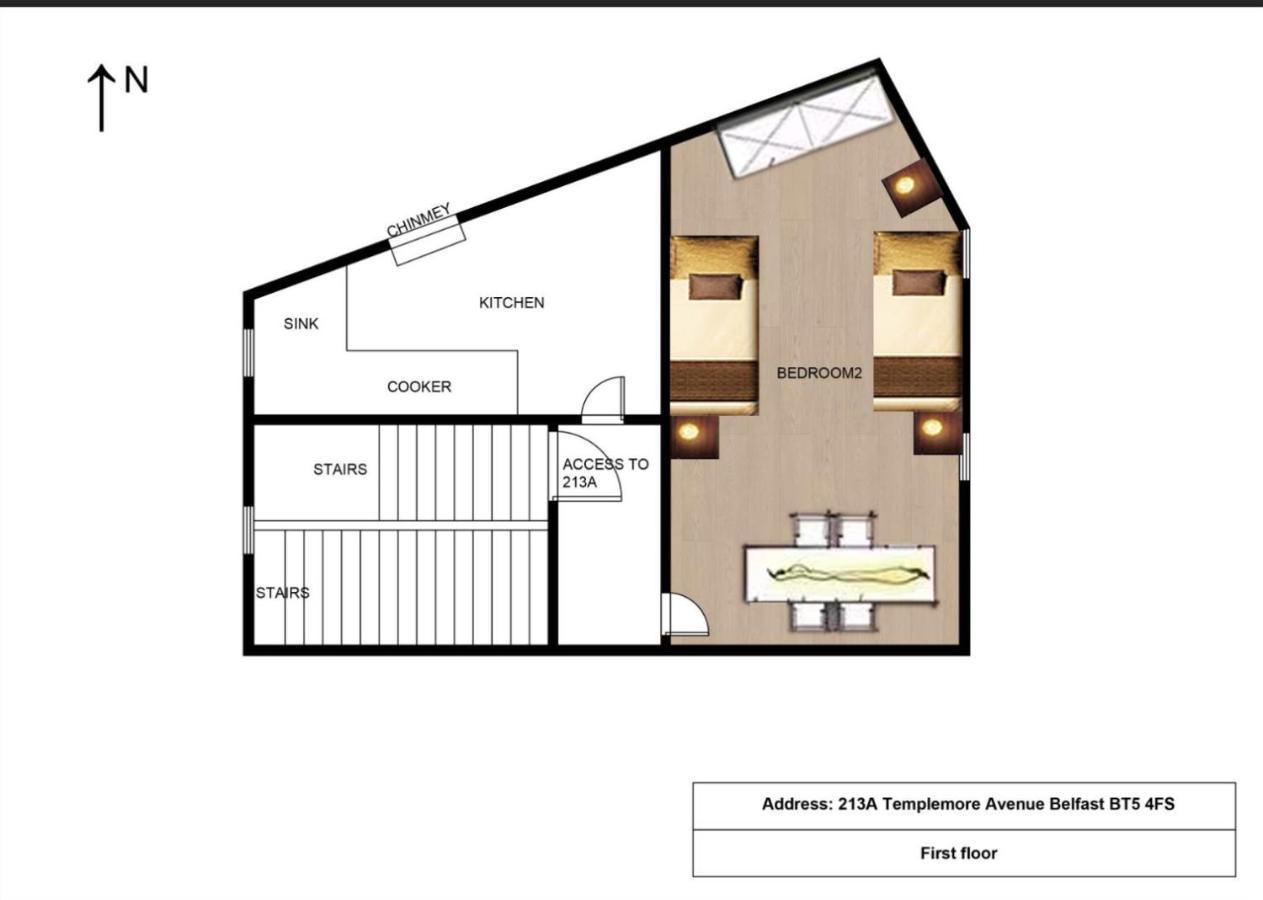 Entire Pinkapt - Free Parking - Up To 4 Guests - 3 Beds - Close To City Centre Belfast Exterior foto